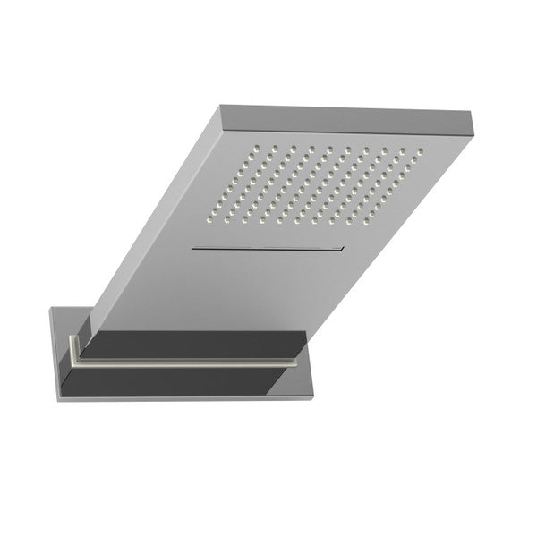 Modern rectangular ceiling-mounted shower head