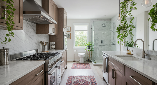 How to Design Bathroom and Kitchen Spaces for Maximum Style and Function in 2025