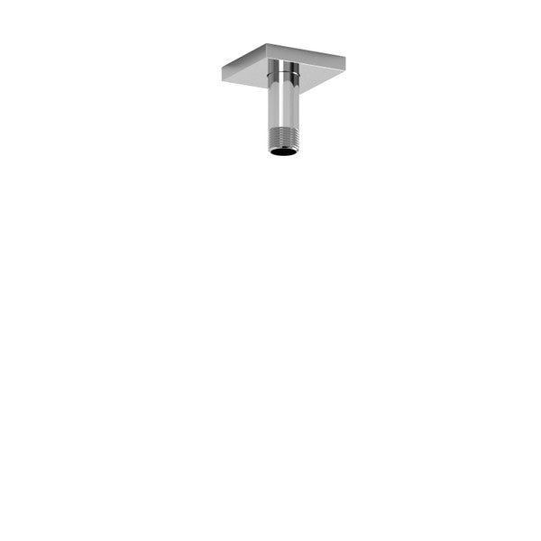 Modern ceiling light fixture in chrome finish