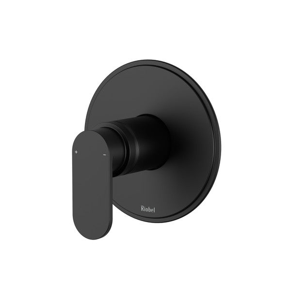 Minimalist black wall-mounted faucet