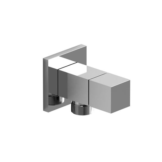 Modern square chrome faucet
