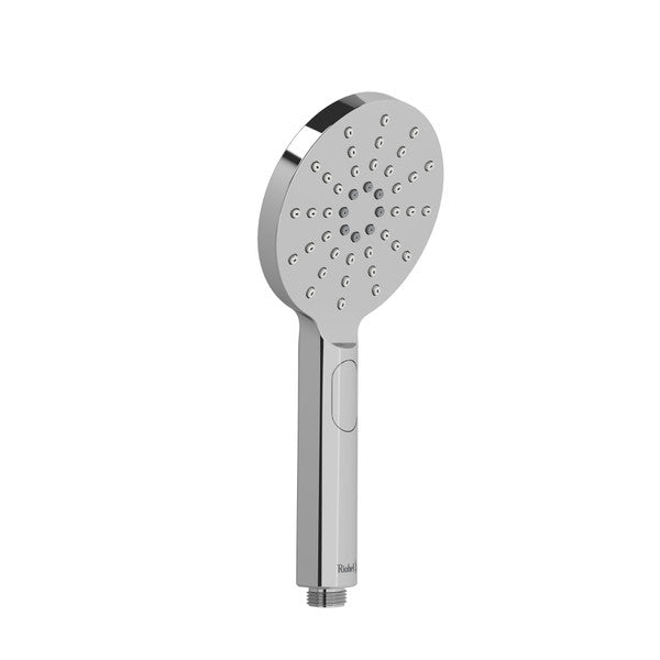 Chrome showerhead with multiple spray holes