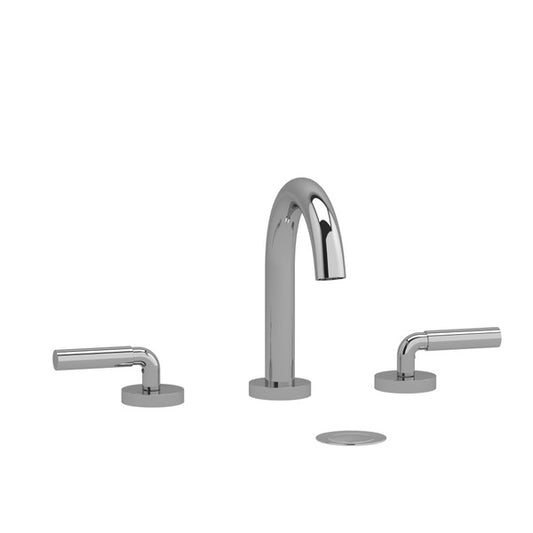 Modern chrome faucet with separate handles