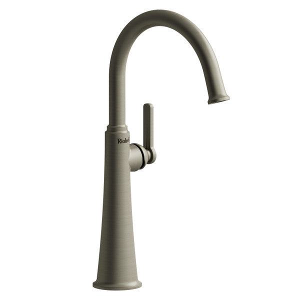 Modern kitchen faucet in a matte finish