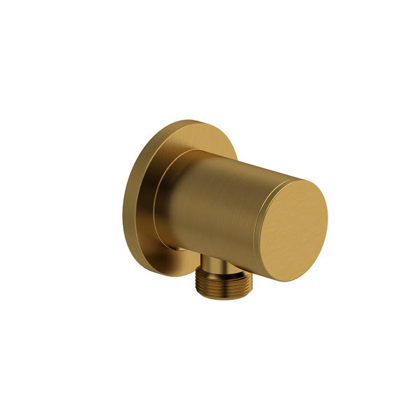 Brass wall-mounted plumbing fixture
