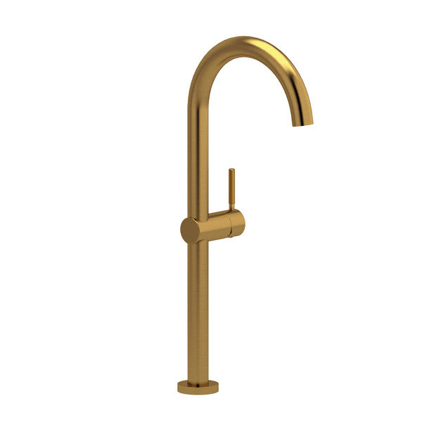 Modern gold kitchen faucet