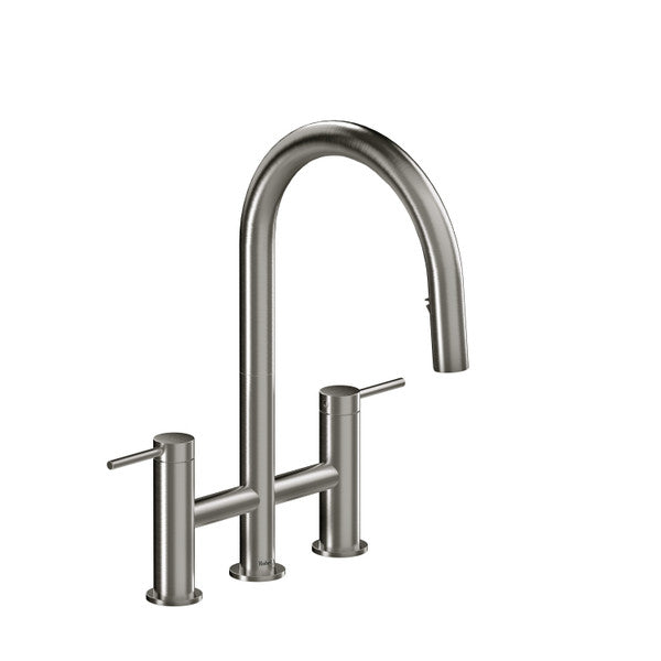 Modern stainless steel kitchen faucet