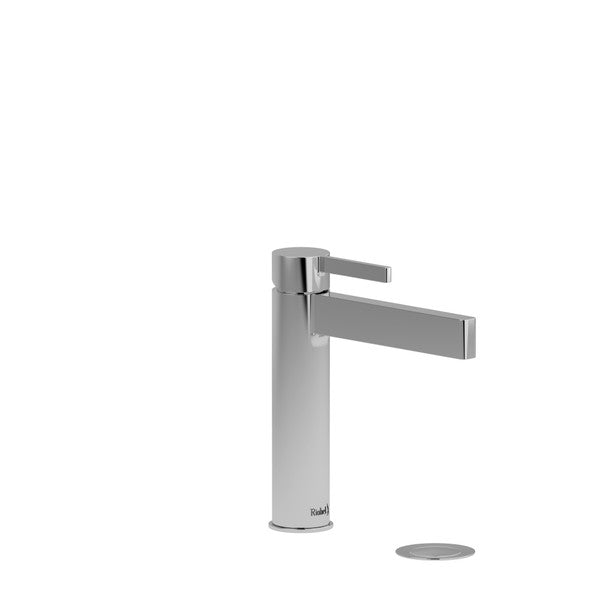 Modern chrome bathroom faucet with a sleek design