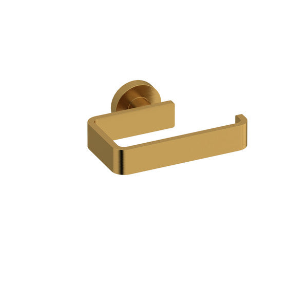 Gold towel holder with a modern design
