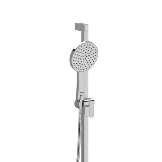 Modern showerhead with adjustable height and handheld option