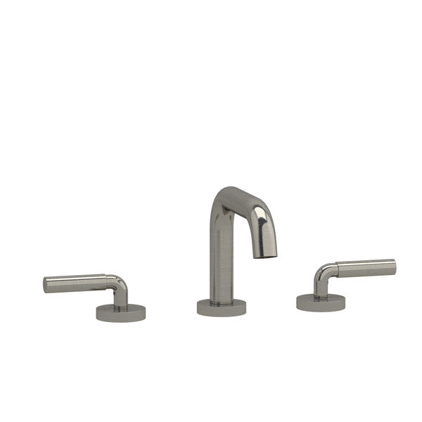 Modern bathroom faucet set with two handles