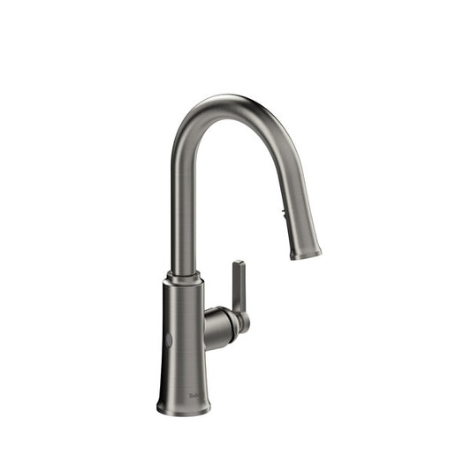 Modern kitchen faucet with a sleek design
