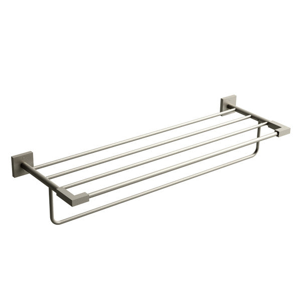 Metal towel rack with three rods