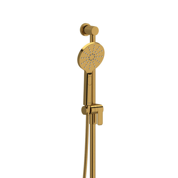 Gold shower head with a handheld design