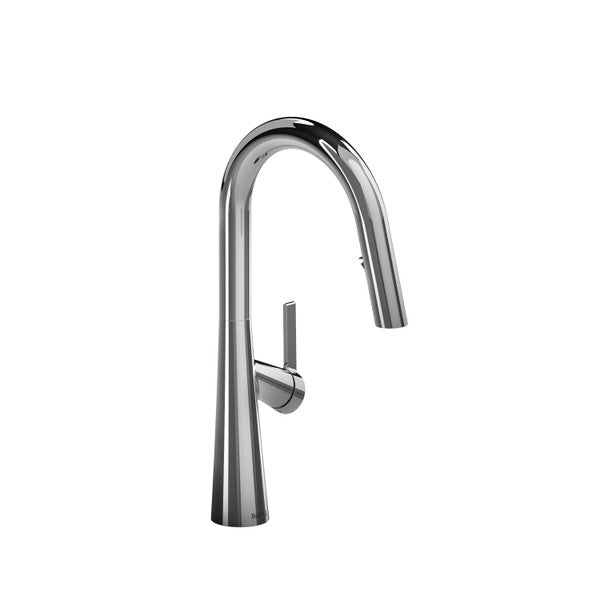 Modern chrome kitchen faucet