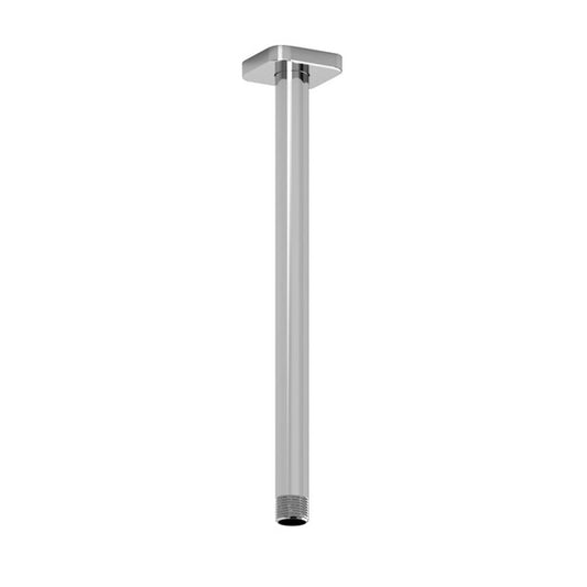 Vertical chrome light fixture rod