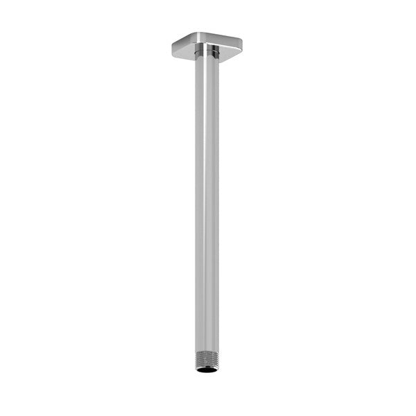 Vertical chrome light fixture rod