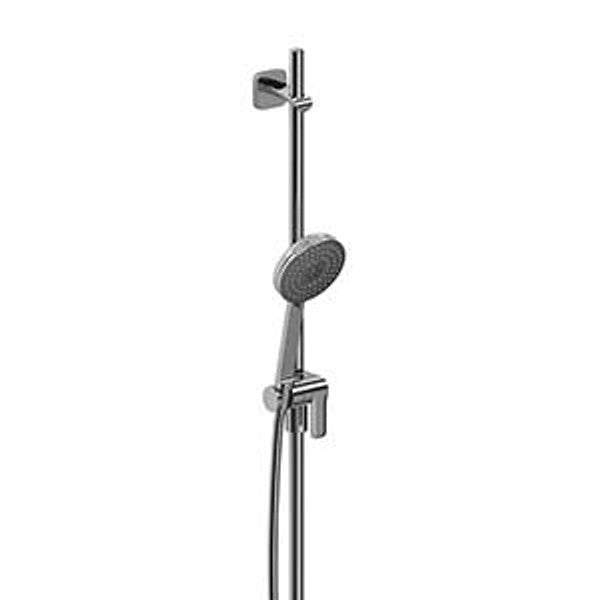 Showerhead with adjustable height and handheld feature