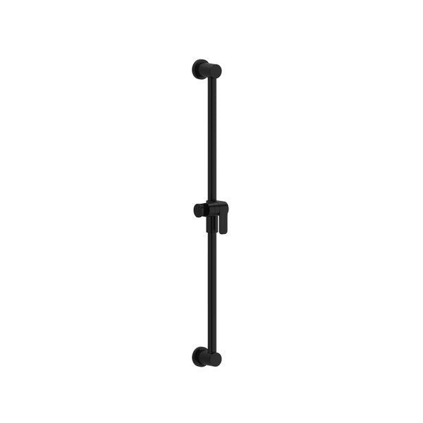 Black vertical bar with mounting brackets