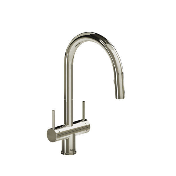 Sleek modern kitchen faucet