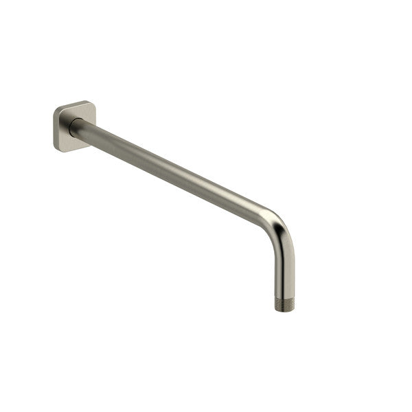 Wall-mounted grab bar with a curved design