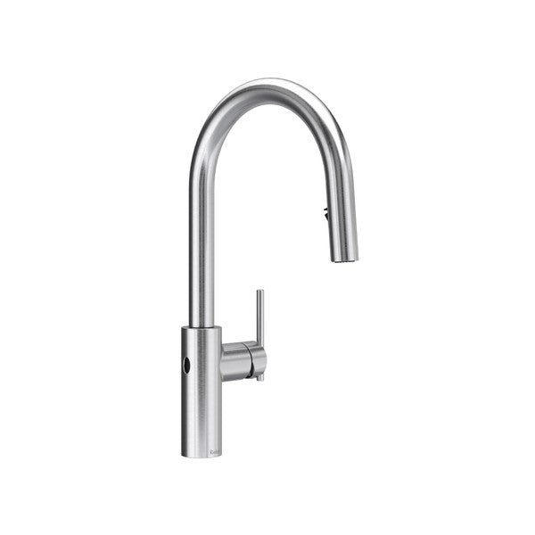 Stainless steel kitchen faucet