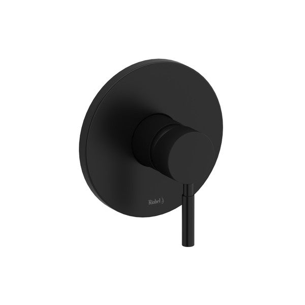 Modern black wall-mounted faucet