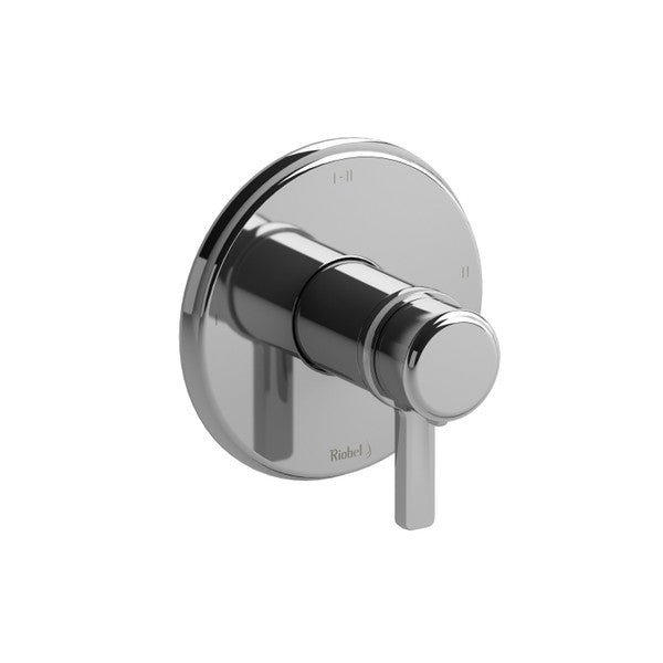 Modern chrome shower control valve
