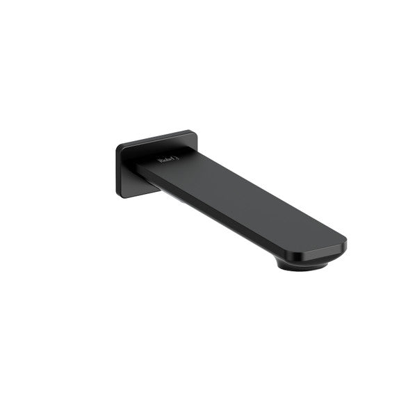 Modern black wall-mounted sink faucet