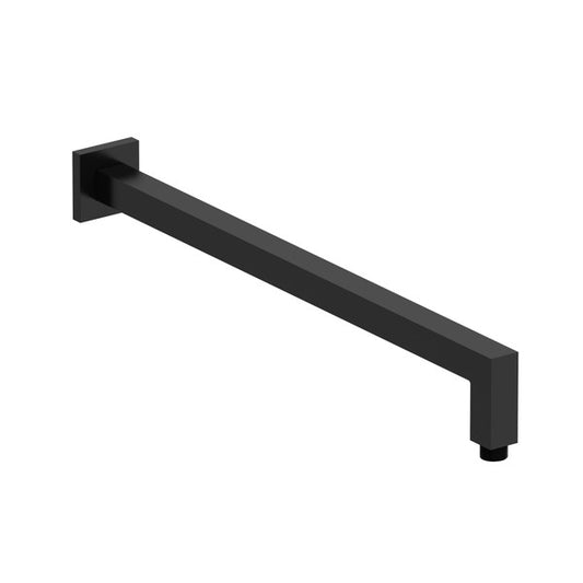 Black rectangular wall-mounted arm